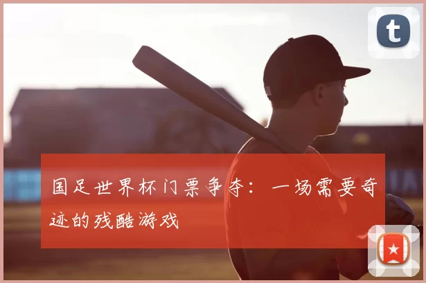 国足世界杯门票争夺:一场需要奇迹的残酷游戏