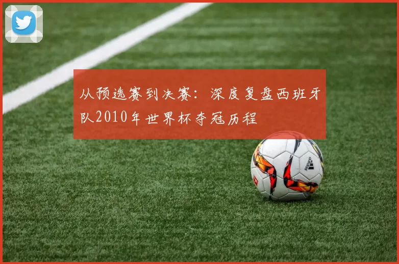 从预选赛到决赛：深度复盘西班牙队2010年世界杯夺冠历程