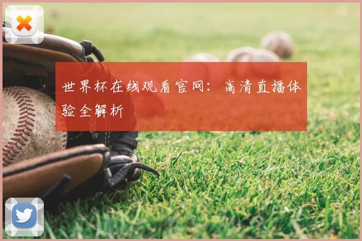 世界杯在线观看官网:高清直播体验全解析
